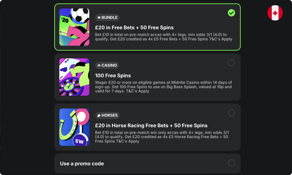 Midnite bonuses