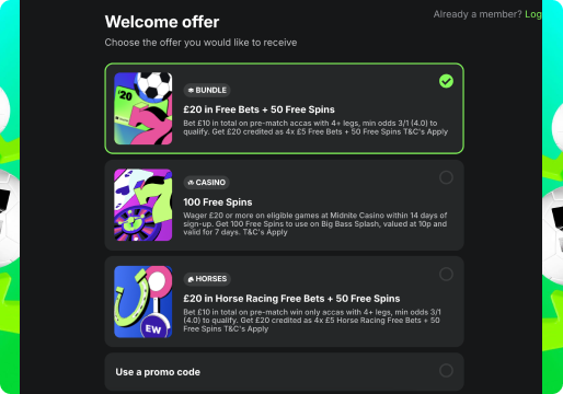 Midnite bonuses